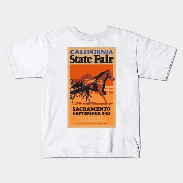 California State Fair USA Vintage Poster 1931 Kids T-Shirt by vintagetreasure